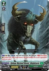 Sylvan Horned Beast, Bojalcorn - D-BT02: A Brush with the Legends - Cardfight Vanguard card