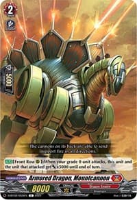 Armored Dragon, Mountcannon - D-BT02: A Brush with the Legends - Cardfight Vanguard card