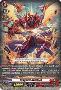 Dragonic Overlord - D-BT02: A Brush with the Legends - Cardfight Vanguard card