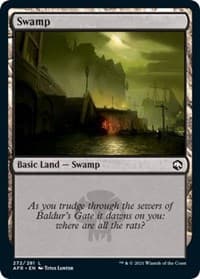 Swamp (272) - Adventures in the Forgotten Realms - Magic: The Gathering card