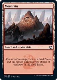 Mountain (274) - Adventures in the Forgotten Realms - Magic: The Gathering card