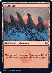 Mountain (275) - Adventures in the Forgotten Realms - Magic: The Gathering card