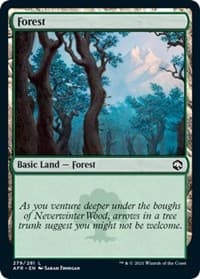 Forest (279) - Adventures in the Forgotten Realms - Magic: The Gathering card