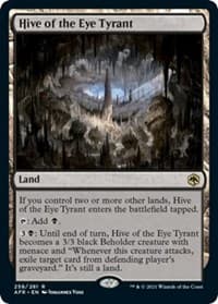 Hive of the Eye Tyrant - Adventures in the Forgotten Realms - Magic: The Gathering card
