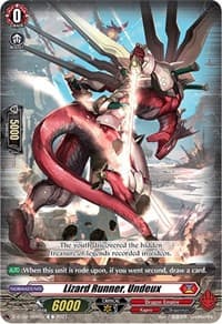 Lizard Runner, Undeux - D-BT02: A Brush with the Legends - Cardfight Vanguard card