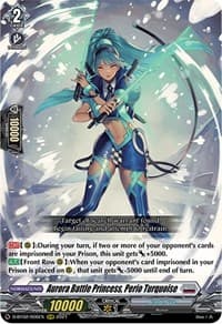 Aurora Battle Princess, Perio Turquoise - D-BT02: A Brush with the Legends - Cardfight Vanguard card