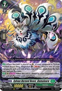 Sylvan Horned Beast, Damainaru - D-BT02: A Brush with the Legends - Cardfight Vanguard card