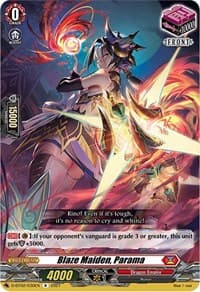 Blaze Maiden, Parama - D-BT02: A Brush with the Legends - Cardfight Vanguard card