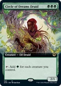 Circle of Dreams Druid (Extended Art) - Adventures in the Forgotten Realms - Magic: The Gathering card