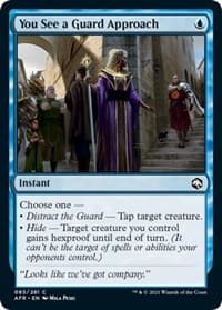 You See a Guard Approach - Adventures in the Forgotten Realms - Magic: The Gathering card