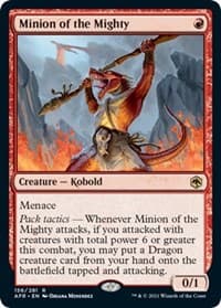 Minion of the Mighty - Adventures in the Forgotten Realms - Magic: The Gathering card