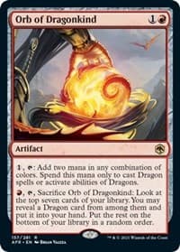 Orb of Dragonkind - Adventures in the Forgotten Realms - Magic: The Gathering card