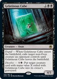 Gelatinous Cube - Adventures in the Forgotten Realms - Magic: The Gathering card