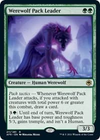 Werewolf Pack Leader - Adventures in the Forgotten Realms - Magic: The Gathering card