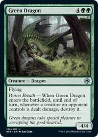 Green Dragon - Adventures in the Forgotten Realms - Magic: The Gathering card