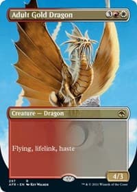 Adult Gold Dragon (Borderless) - Adventures in the Forgotten Realms - Magic: The Gathering card