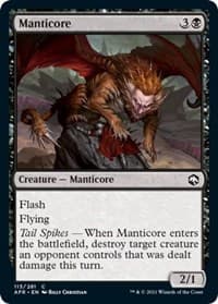 Manticore - Adventures in the Forgotten Realms - Magic: The Gathering card
