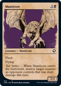 Manticore (Showcase) - Adventures in the Forgotten Realms - Magic: The Gathering card