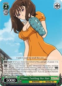 Diane: Twirling Her Hair - The Seven Deadly Sins - Weiss Schwarz card