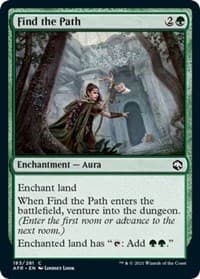 Find the Path - Adventures in the Forgotten Realms - Magic: The Gathering card