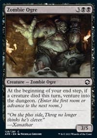 Zombie Ogre - Adventures in the Forgotten Realms - Magic: The Gathering card