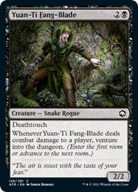 Yuan-Ti Fang-Blade - Adventures in the Forgotten Realms - Magic: The Gathering card