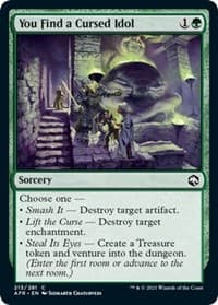 You Find a Cursed Idol - Adventures in the Forgotten Realms - Magic: The Gathering card