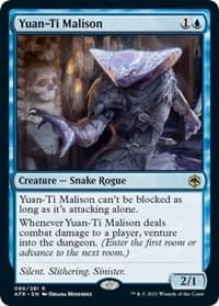 Yuan-Ti Malison - Adventures in the Forgotten Realms - Magic: The Gathering card