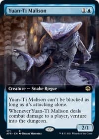 Yuan-Ti Malison (Extended Art) - Adventures in the Forgotten Realms - Magic: The Gathering card