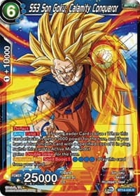 SS3 Son Goku, Calamity Conqueror - Cross Spirits - Dragon Ball Super: Masters card