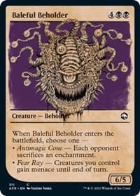 Baleful Beholder (Showcase) - Adventures in the Forgotten Realms - Magic: The Gathering card