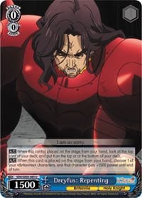 Dreyfus: Repenting - The Seven Deadly Sins - Weiss Schwarz card