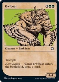 Owlbear (Showcase) - Adventures in the Forgotten Realms - Magic: The Gathering card