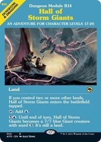 Hall of Storm Giants (Dungeon Module) - Adventures in the Forgotten Realms - Magic: The Gathering card