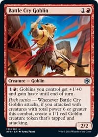 Battle Cry Goblin - Adventures in the Forgotten Realms - Magic: The Gathering card