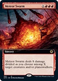 Meteor Swarm (Extended Art) - Adventures in the Forgotten Realms - Magic: The Gathering card