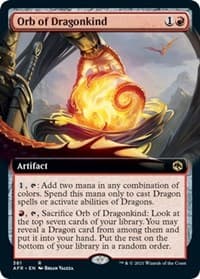 Orb of Dragonkind (Extended Art) - Adventures in the Forgotten Realms - Magic: The Gathering card