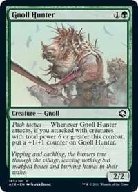 Gnoll Hunter - Adventures in the Forgotten Realms - Magic: The Gathering card