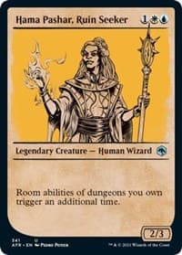 Hama Pashar, Ruin Seeker (Showcase) - Adventures in the Forgotten Realms - Magic: The Gathering card