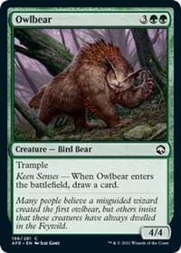 Owlbear - Adventures in the Forgotten Realms - Magic: The Gathering card