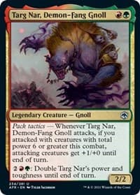 Targ Nar, Demon-Fang Gnoll - Adventures in the Forgotten Realms - Magic: The Gathering card