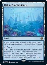 Hall of Storm Giants - Adventures in the Forgotten Realms - Magic: The Gathering card