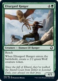 Elturgard Ranger - Adventures in the Forgotten Realms - Magic: The Gathering card