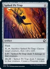 Spiked Pit Trap - Adventures in the Forgotten Realms - Magic: The Gathering card