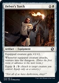 Delver's Torch - Adventures in the Forgotten Realms - Magic: The Gathering card