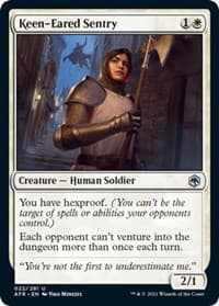 Keen-Eared Sentry - Adventures in the Forgotten Realms - Magic: The Gathering card