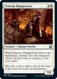 Veteran Dungeoneer - Adventures in the Forgotten Realms - Magic: The Gathering card