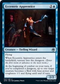 Eccentric Apprentice - Adventures in the Forgotten Realms - Magic: The Gathering card