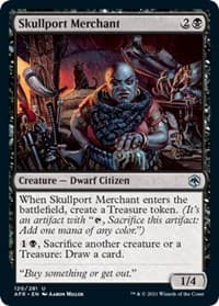 Skullport Merchant - Adventures in the Forgotten Realms - Magic: The Gathering card