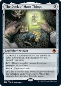 The Deck of Many Things - Adventures in the Forgotten Realms - Magic: The Gathering card